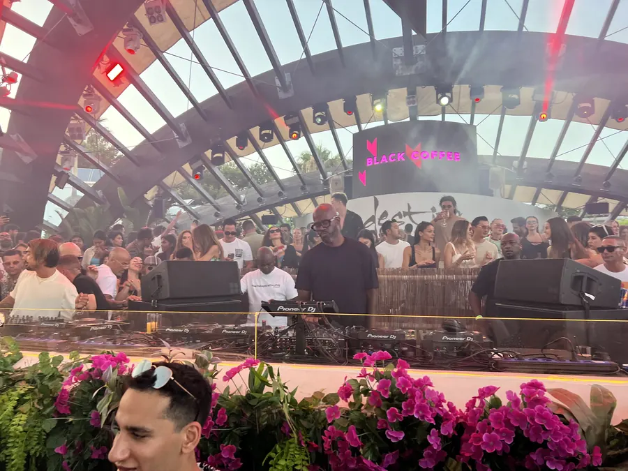 Club dance floor in Ibiza
